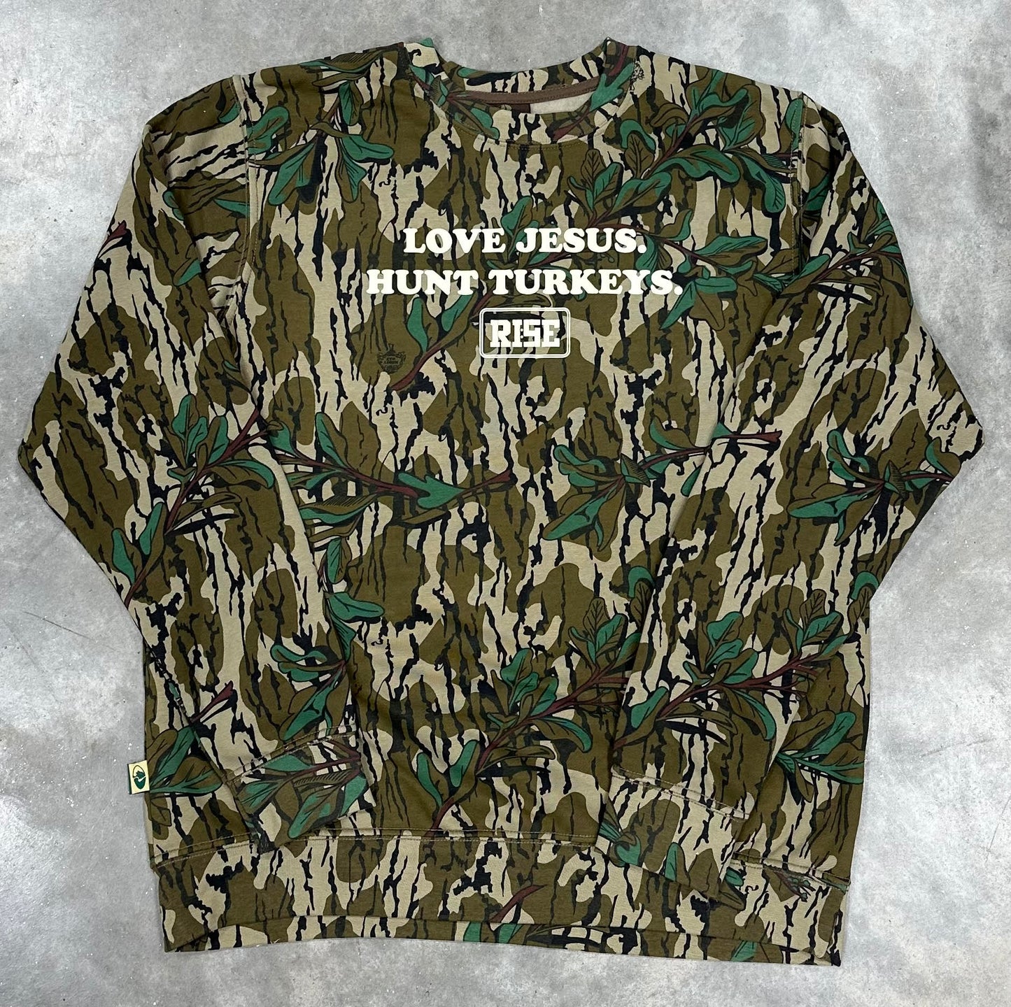 LOVE JESUS. HUNT TURKEYS. - Crewneck Sweatshirt