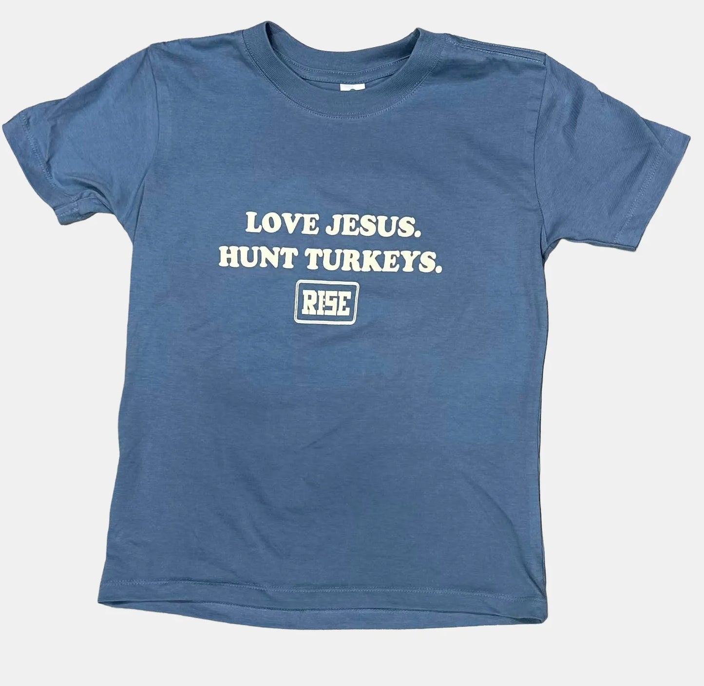 LOVE JESUS. HUNT TURKEYS. - Youth Tee