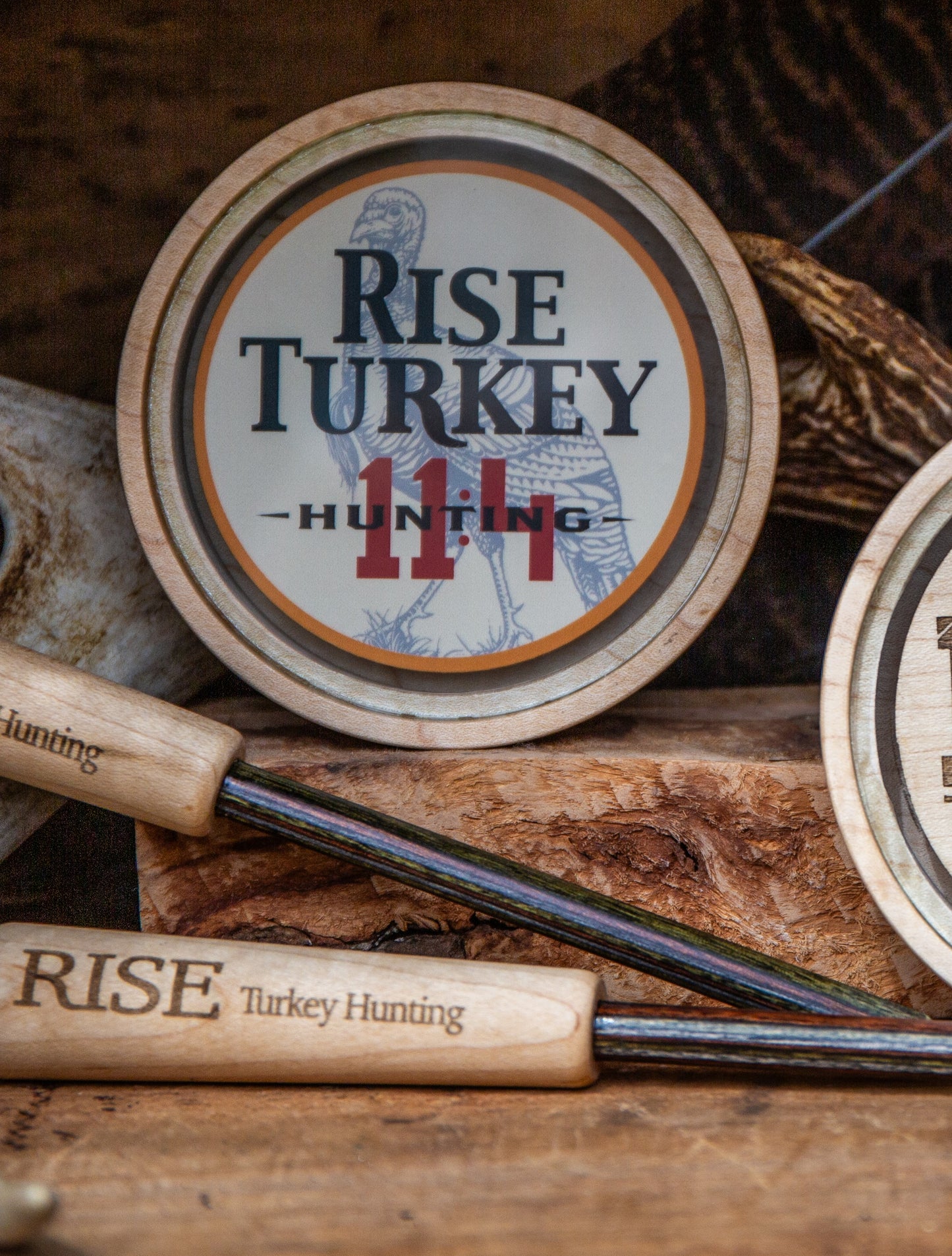 RISE X Squatchy Game Calls - Curly Maple Pot Call