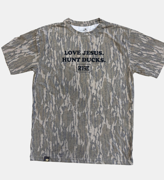 LOVE JESUS. HUNT DUCKS. Tee