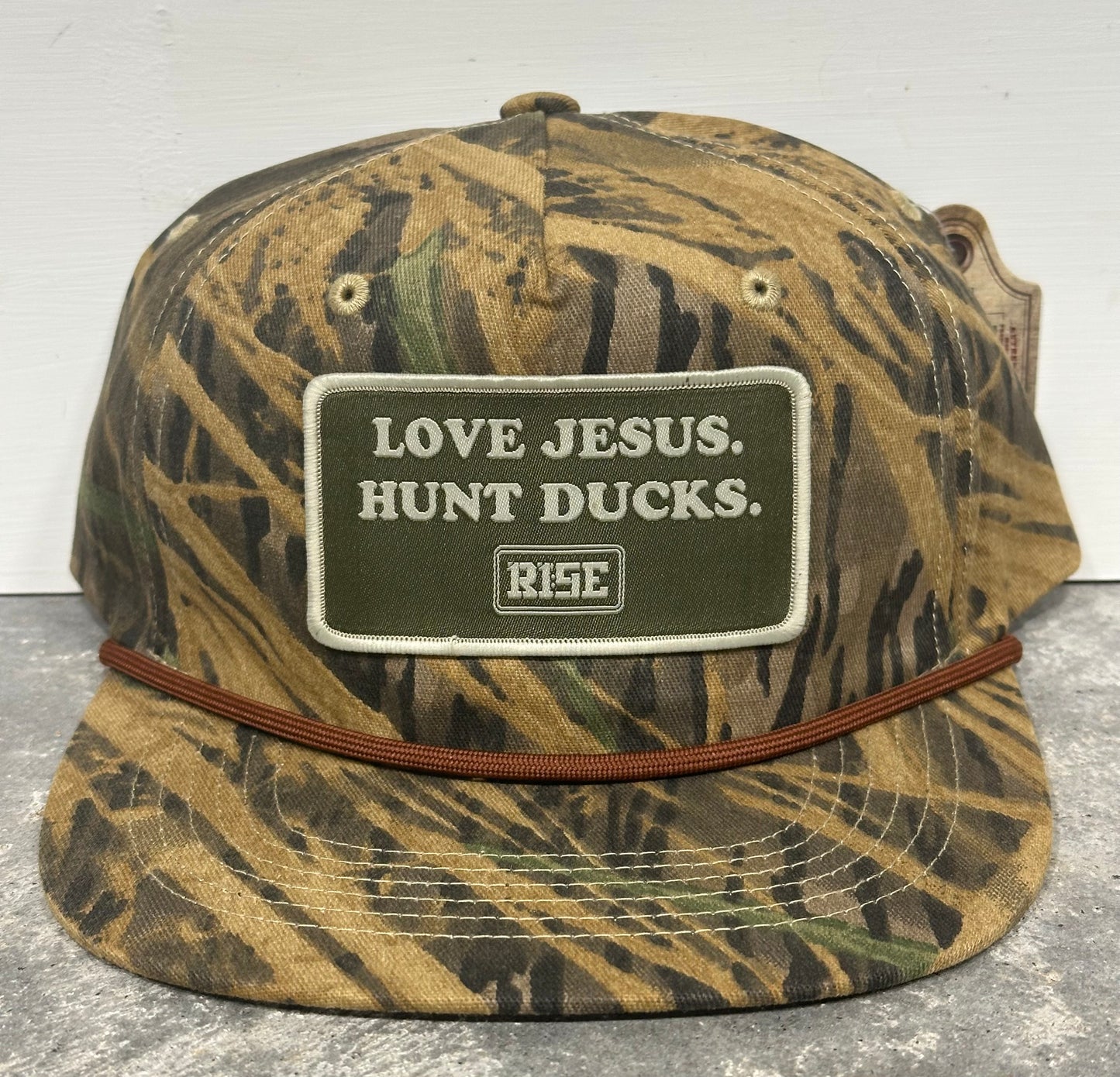 LOVE JESUS. HUNT DUCKS. Patch Hat - LOST Goat Rope