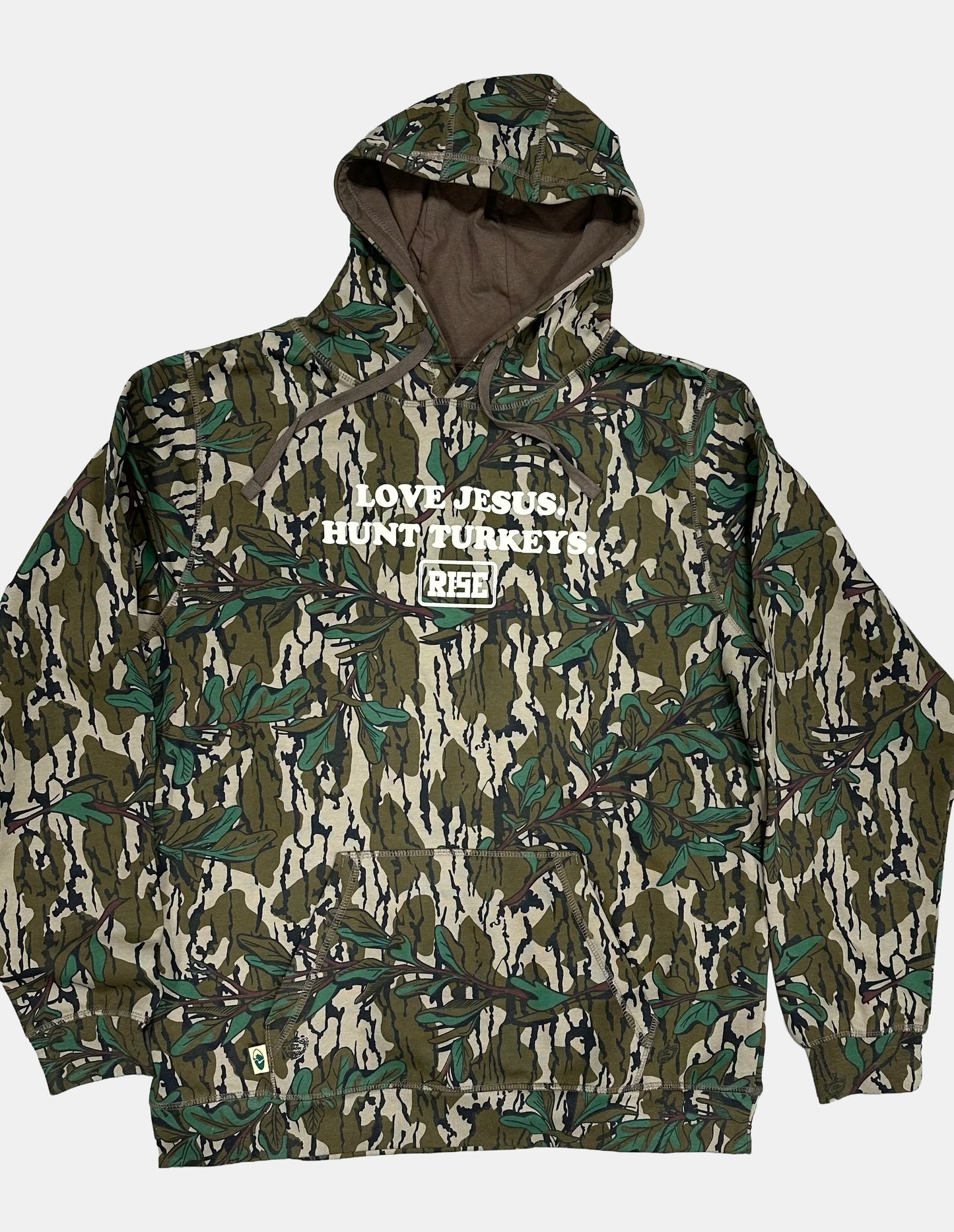 LOVE JESUS. HUNT TURKEYS. Hooded sweatshirt