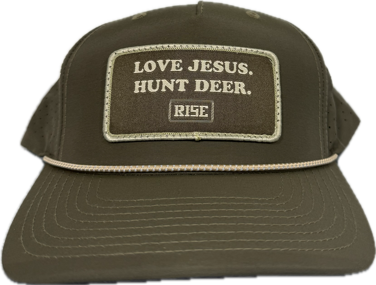 LOVE JESUS. HUNT DEER. - Patch Hat - Richardson 355