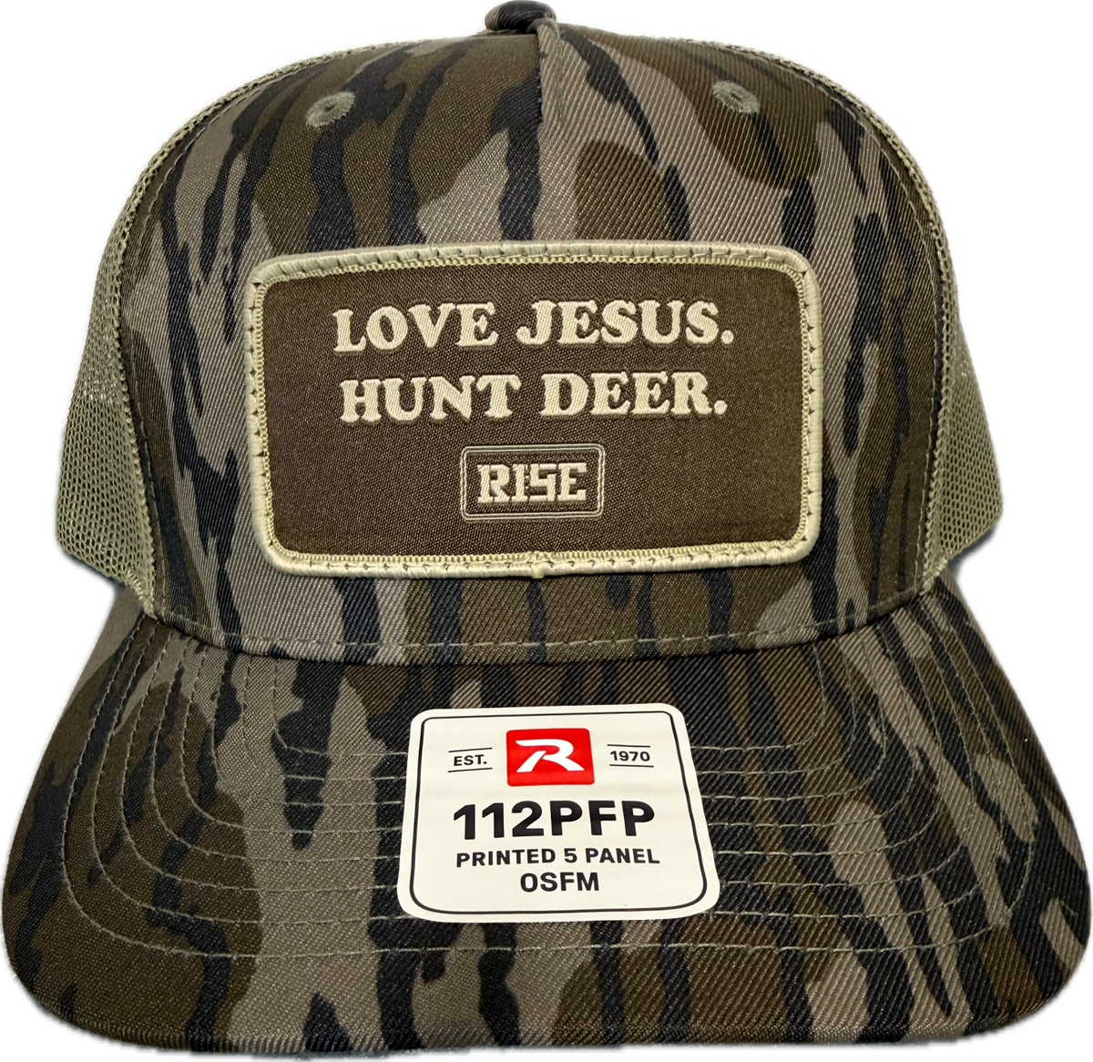 LOVE JESUS. HUNT DEER. - Patch Hat - Richardson 112