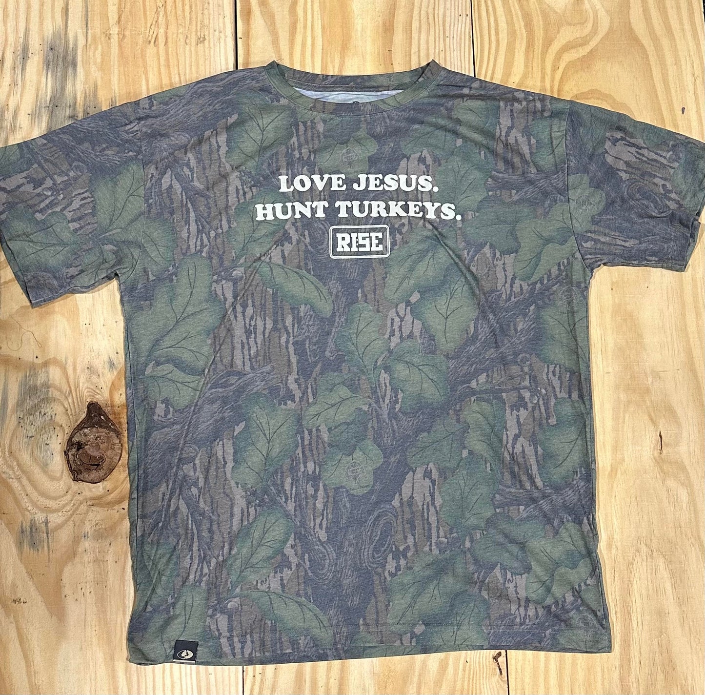 LOVE JESUS. HUNT TURKEYS. Tee