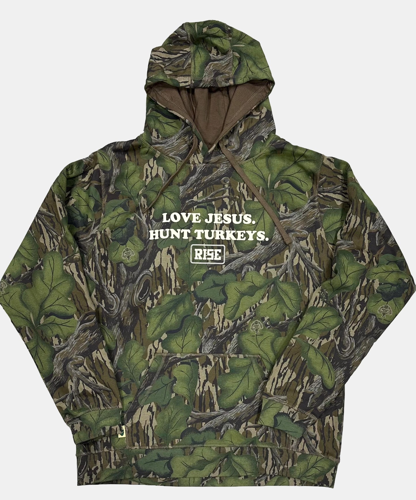 LOVE JESUS. HUNT TURKEYS. Hooded sweatshirt