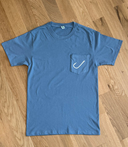 LOVE JESUS. CATCH FISH. - Pocket Tee