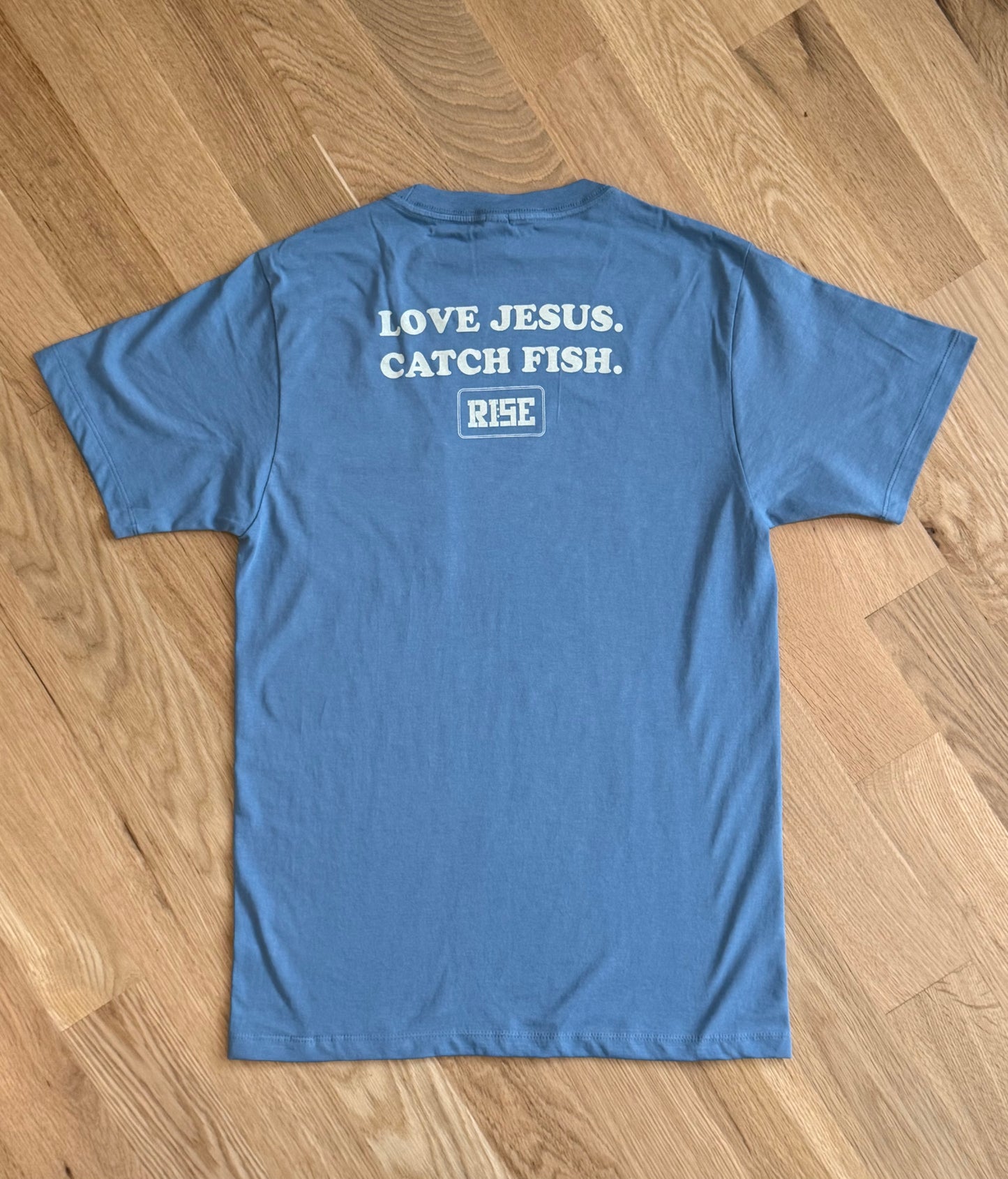 LOVE JESUS. CATCH FISH. - Pocket Tee