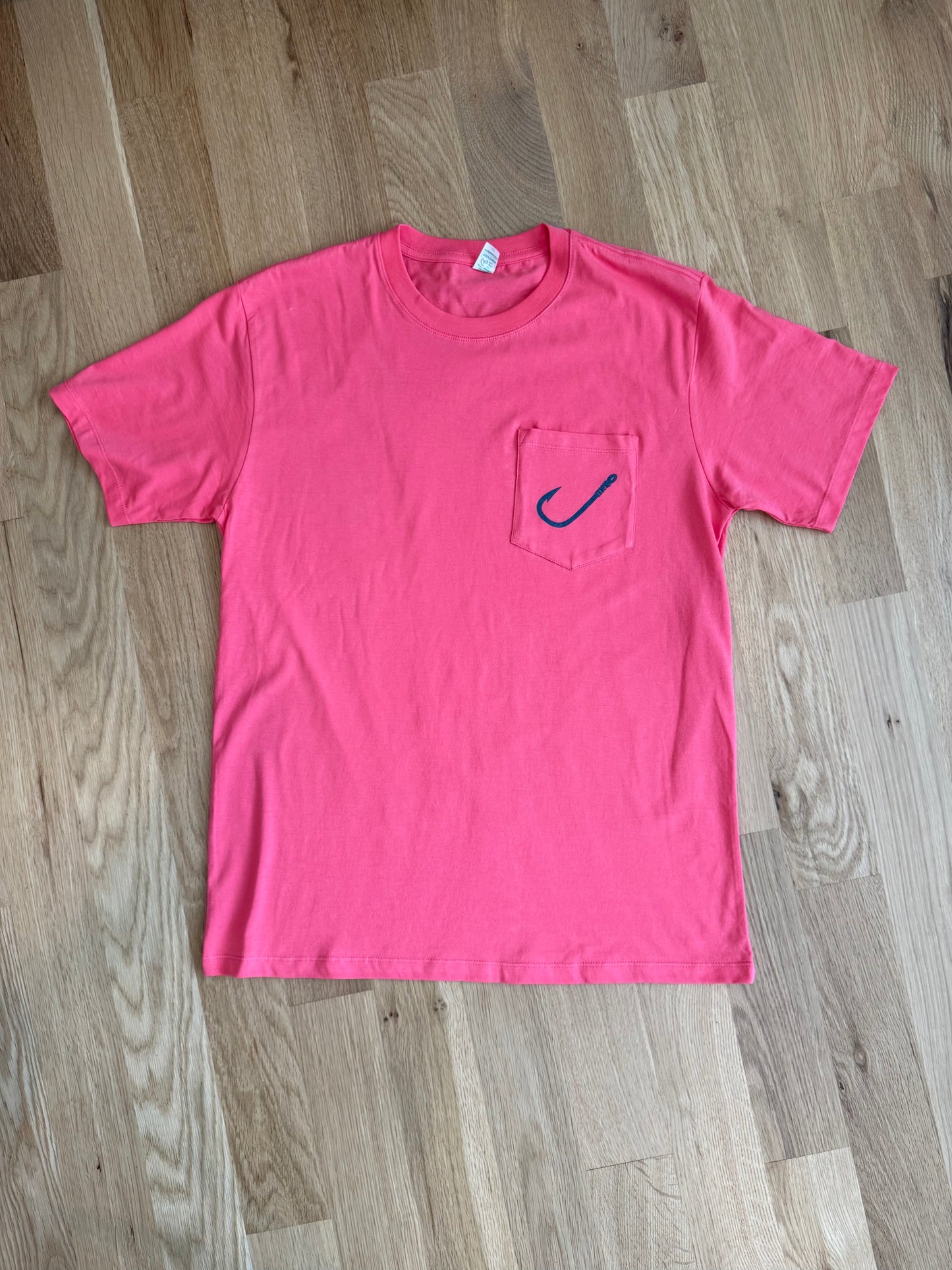 LOVE JESUS. CATCH FISH. - Pocket Tee