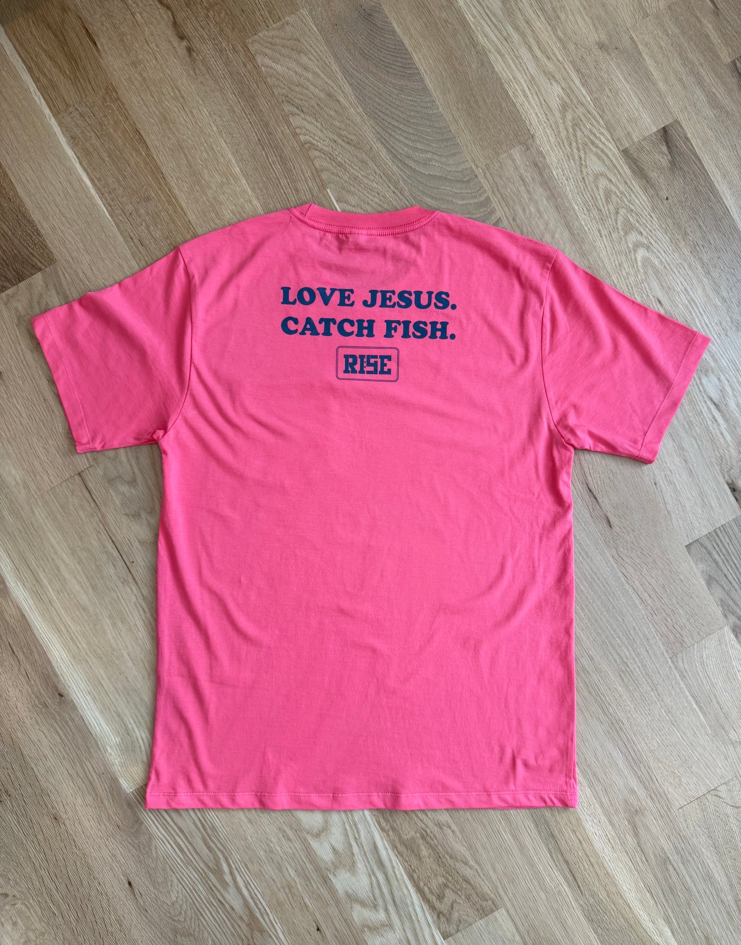 LOVE JESUS. CATCH FISH. - Pocket Tee