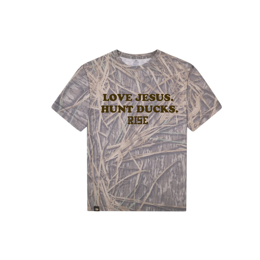 LOVE JESUS. HUNT DUCKS. Tee