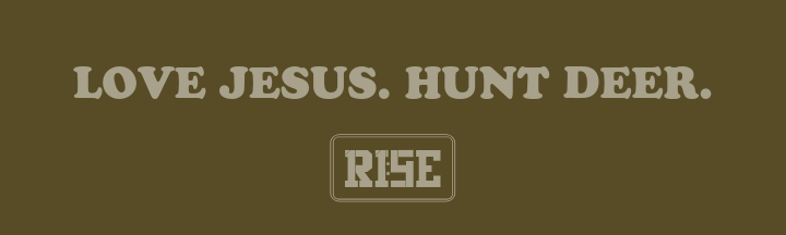 LOVE JESUS. HUNT DEER. - BUMPER STICKER