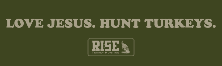 LOVE JESUS. HUNT TURKEYS. - BUMPER STICKER