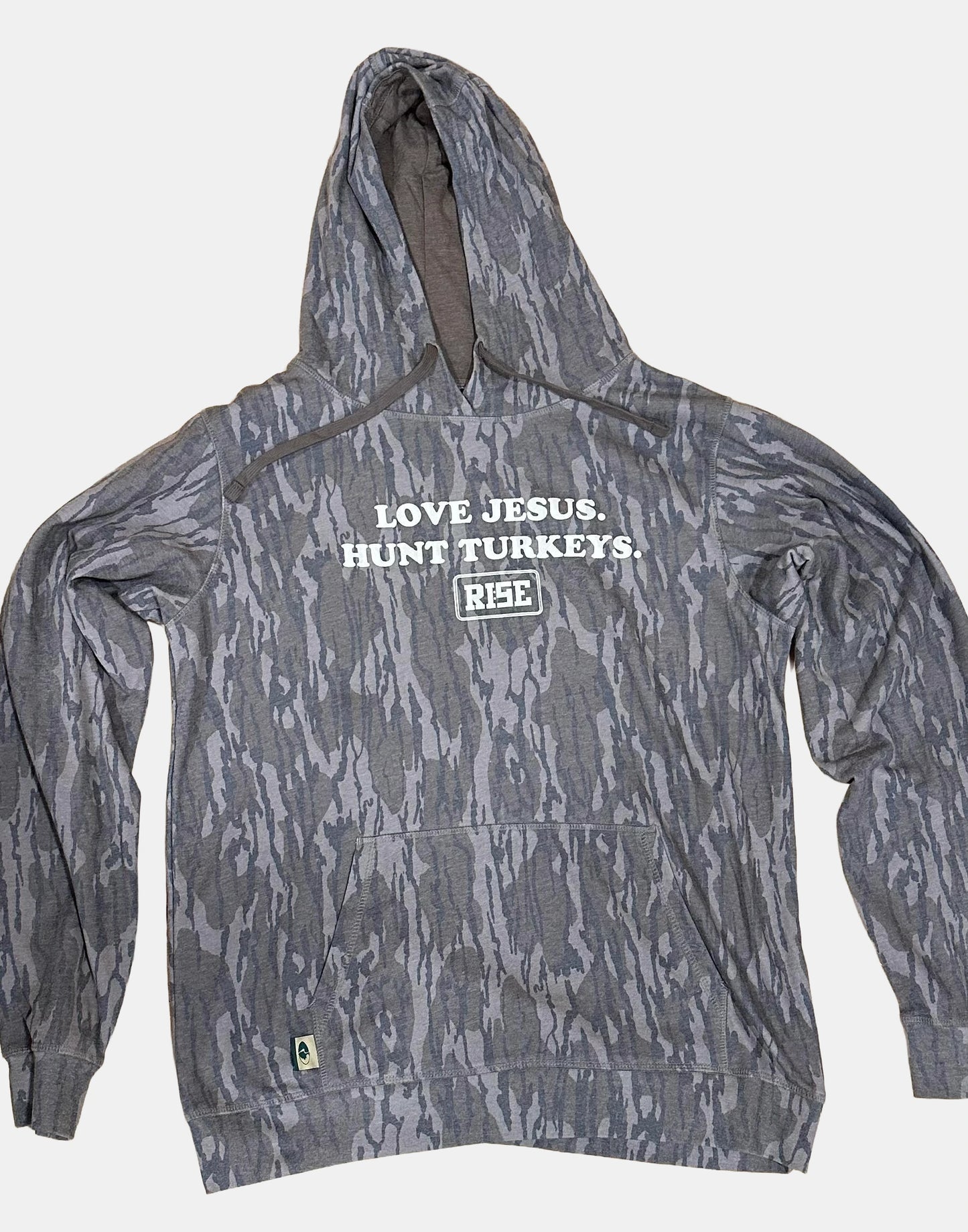 LOVE JESUS. HUNT TURKEYS. Hooded sweatshirt