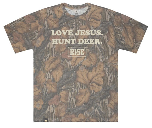 LOVE JESUS. HUNT DEER. - Tee