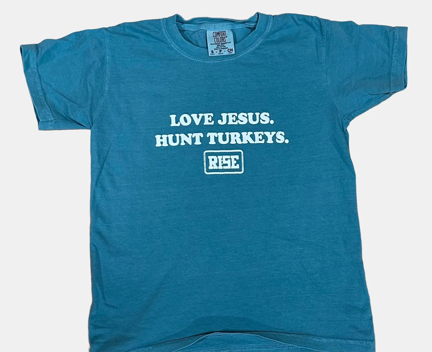 LOVE JESUS. HUNT TURKEYS. - Youth Tee