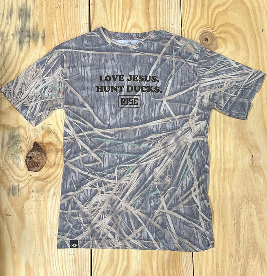 LOVE JESUS. HUNT DUCKS. Tee