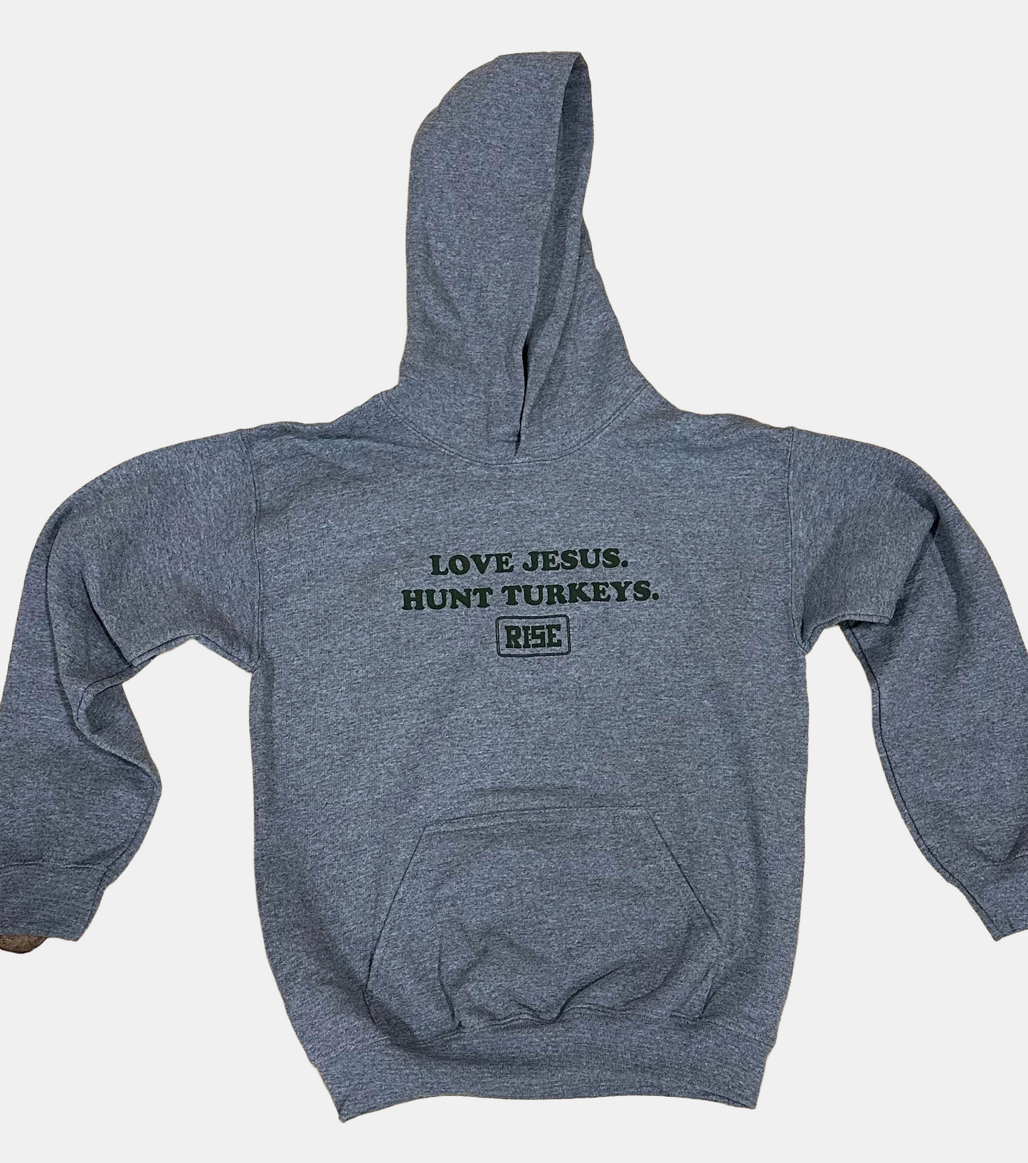 LOVE JESUS.  HUNT TURKEYS - Youth Hoodie