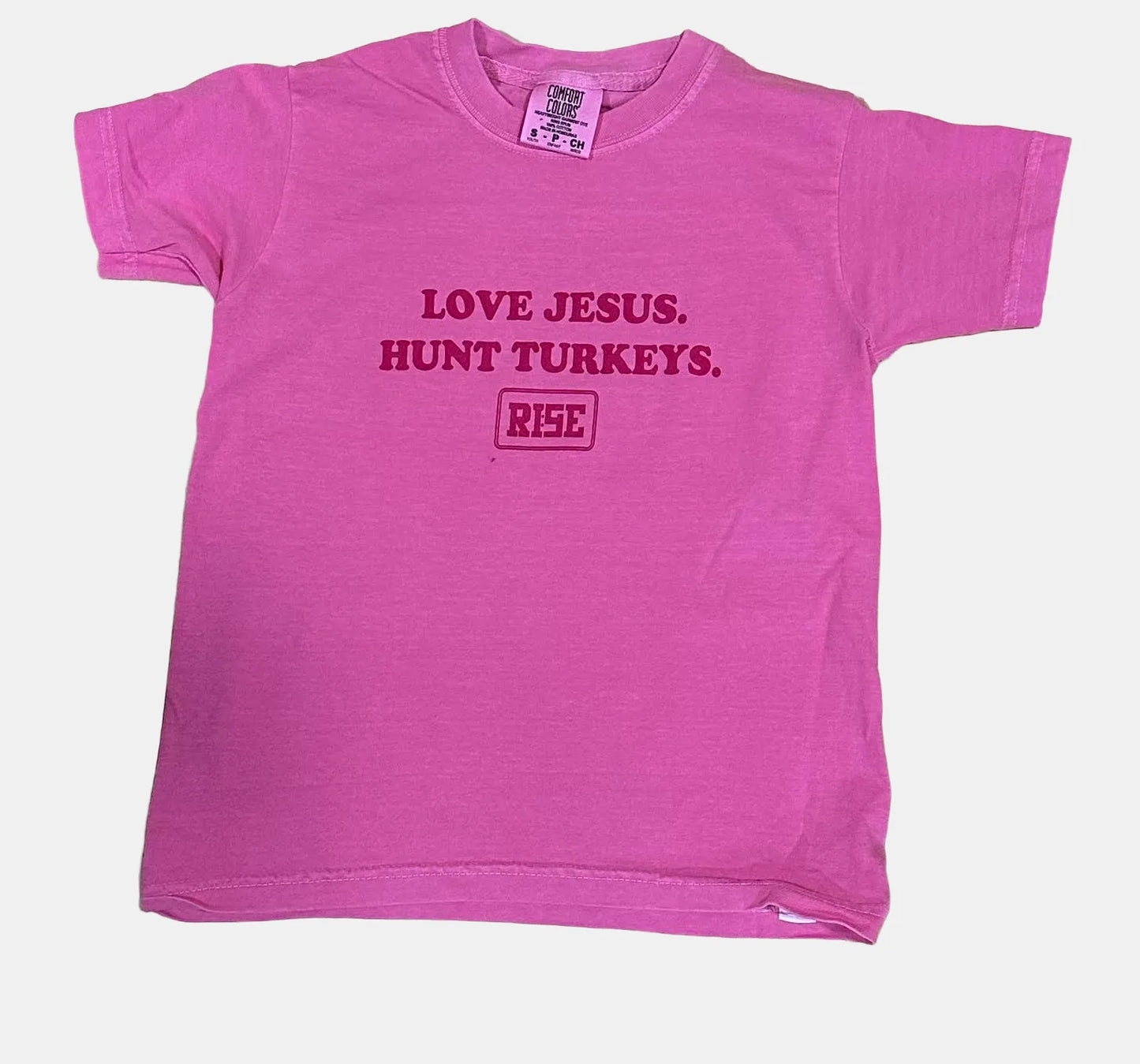 LOVE JESUS. HUNT TURKEYS. - Youth Tee
