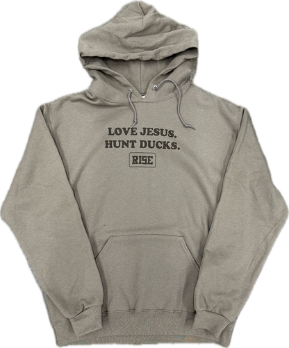 LOVE JESUS. HUNT DUCKS. - Youth Hoodie