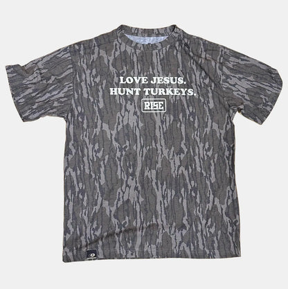 LOVE JESUS. HUNT TURKEYS. Tee