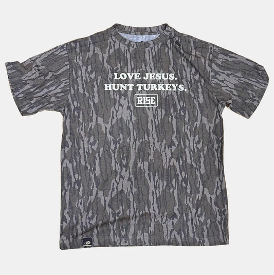 LOVE JESUS. HUNT TURKEYS. Tee